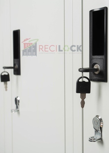 Lockers Metálicos: 5 Cuerpos y 5 Puertas